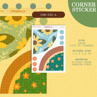 PaperDollzCo | Large Corner Stickers | cor-032-L