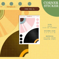 PaperDollzCo | Large Corner Stickers | cor-041-L