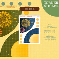 PaperDollzCo | Large Corner Stickers | cor-049-L