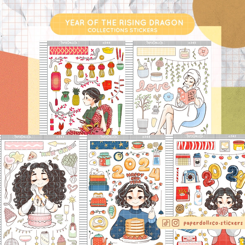 Abundant | New Year | Collection Stickers | C344