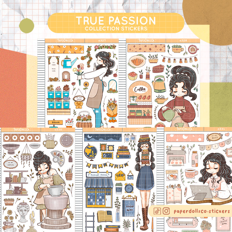 Coffee Shop | True Passion | Collection Stickers | C328