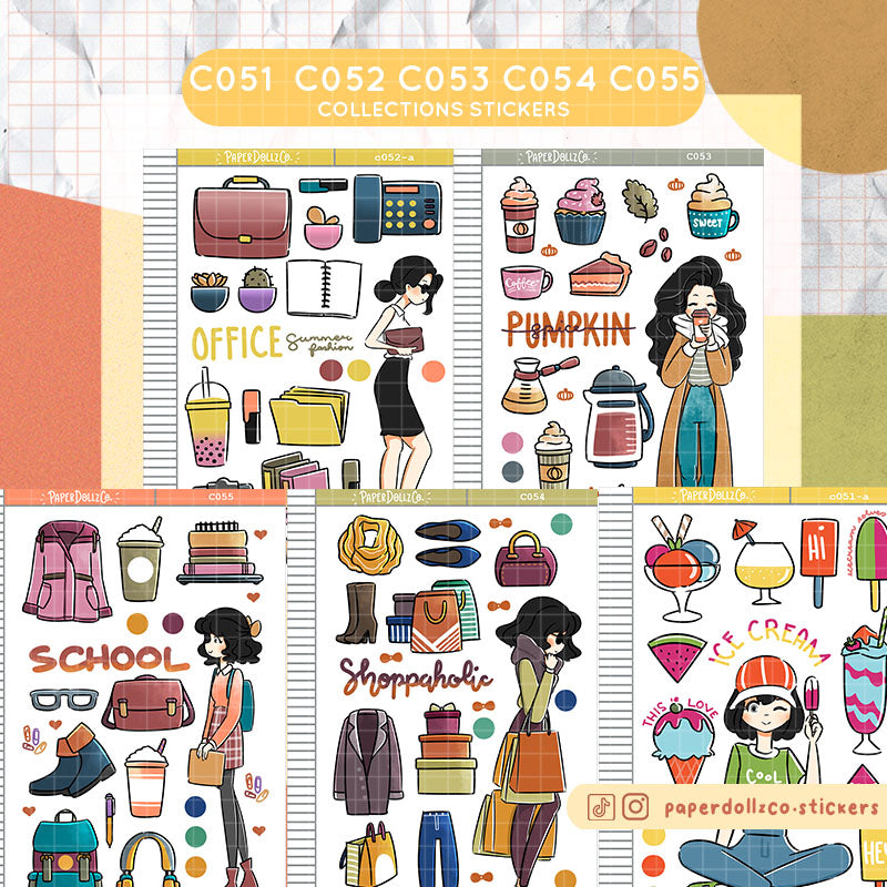 Summer Office Fashion | Collection Sticker | C052