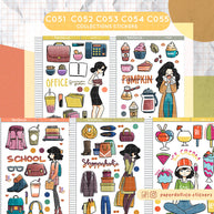 Summer Office Fashion | Collection Sticker | C052
