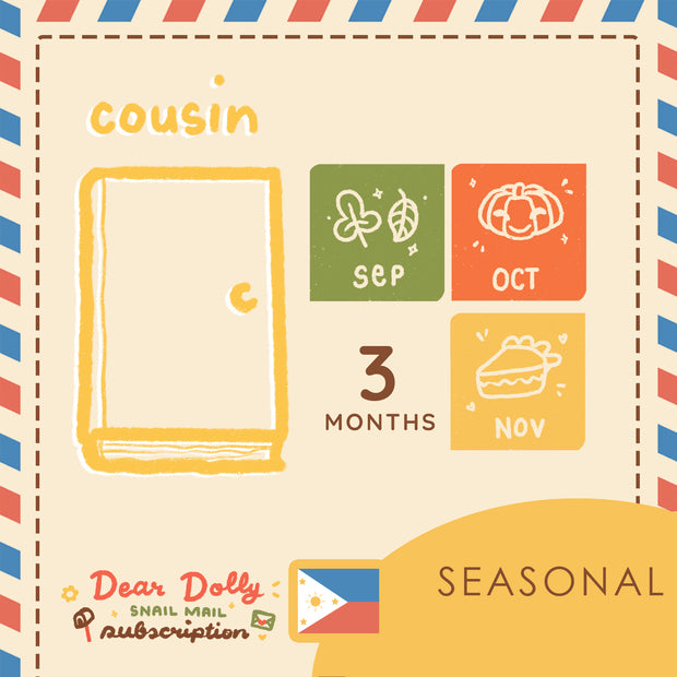 Seasonal | Cousin | Dear Dolly Snail Mail Subscription
