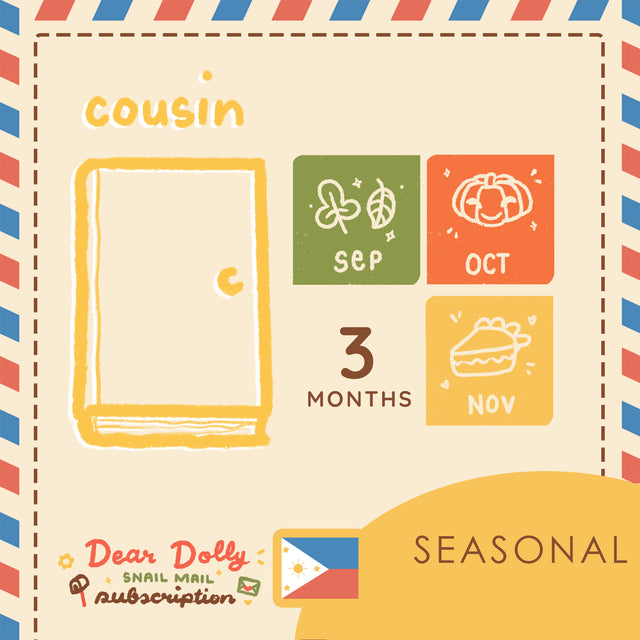 Seasonal | Cousin | Dear Dolly Snail Mail Subscription