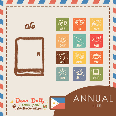 Annual Lite | A6 | Dear Dolly Snail Mail Subscription