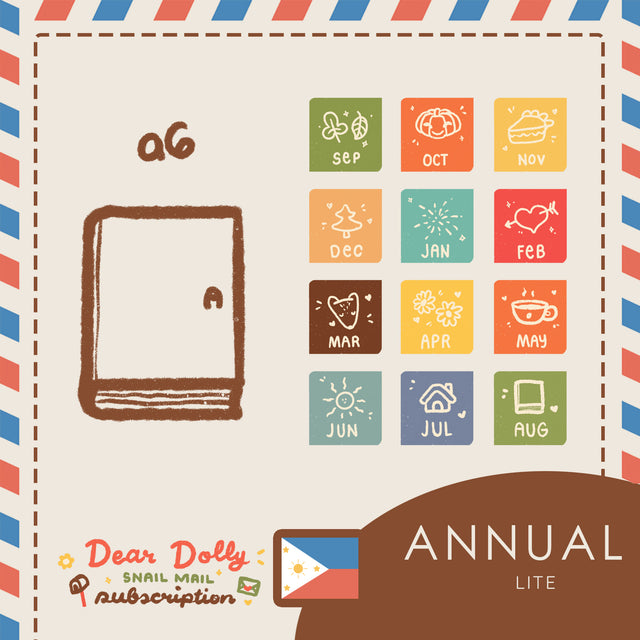 Annual Lite | A6 | Dear Dolly Snail Mail Subscription