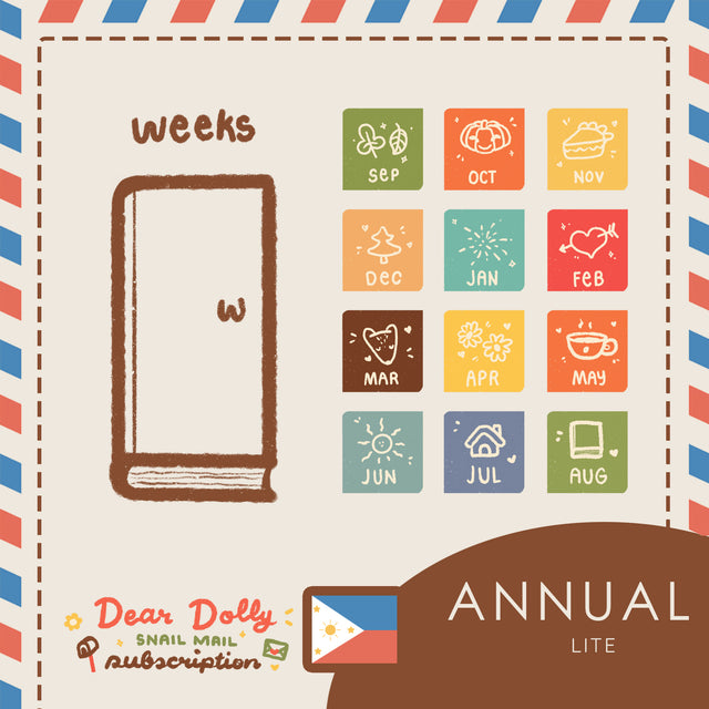 Annual Lite | Weeks | Dear Dolly Snail Mail Subscription