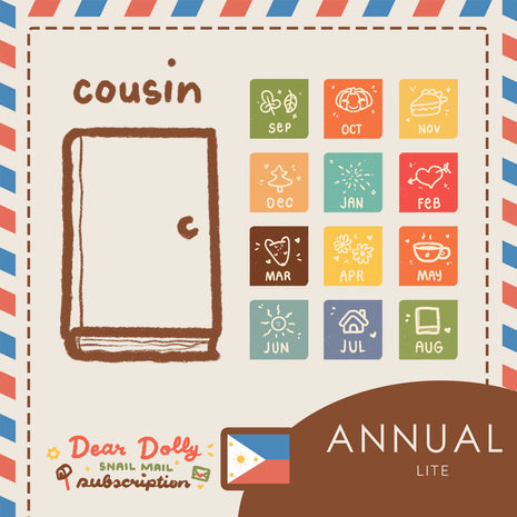 Annual Lite | Cousin | Dear Dolly Snail Mail Subscription