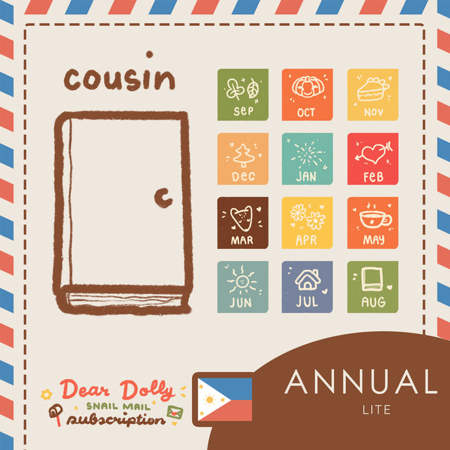 Annual Lite | Cousin | Dear Dolly Snail Mail Subscription