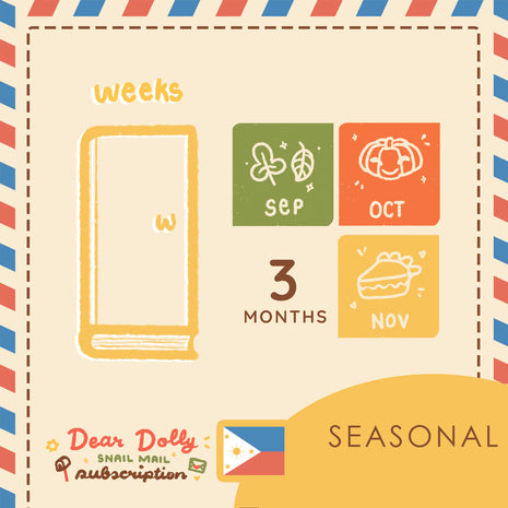 Seasonal | Weeks | Dear Dolly Snail Mail Subscription