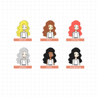 Summer Office Fashion | Collection Sticker | C119