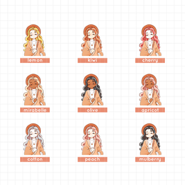 Date Night | Fabulous Fall | Hobonichi A6 Daily Sticker Kit - a057