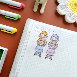 Stroll with baby | Dear Mama | PaperdollzCo | dm002b | dm002g