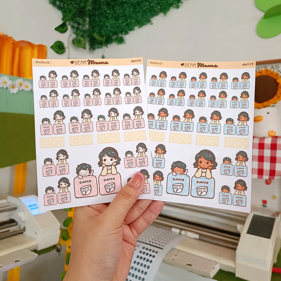Buy Diaper | Dear Mama | PaperdollzCo | dm009b | dm009g