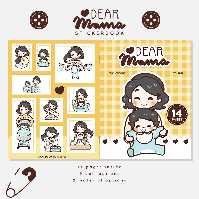 Dear Mama | Sticker Book | I-dms