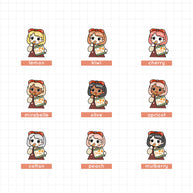 Chips | PaperDollzCo Planner | Activity Stickers | f156