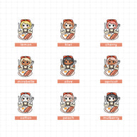 Bacon and Egg | PaperDollzCo Planner | Activity Stickers | f157