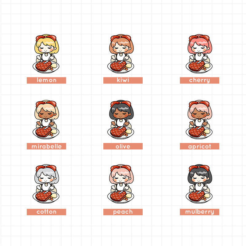 Food Trip | PaperDollzCo | Activity Sticker Book | FB014