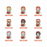 Food Trip | PaperDollzCo | Activity Sticker Book | FB014