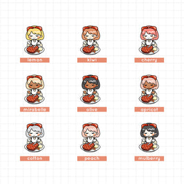 Food Trip | PaperDollzCo | Activity Sticker Book | FB014