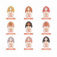 Cozy Harvest | PaperDollzCo | Sticker Book | CB072