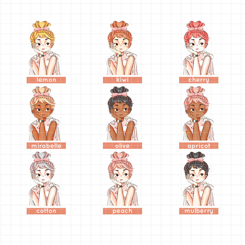 Fancy | Wanderlust | Hobonichi A6 Daily Sticker Kit - a070