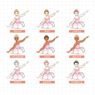 Ballet | Cloud Dancer | Collection Stickers | C462