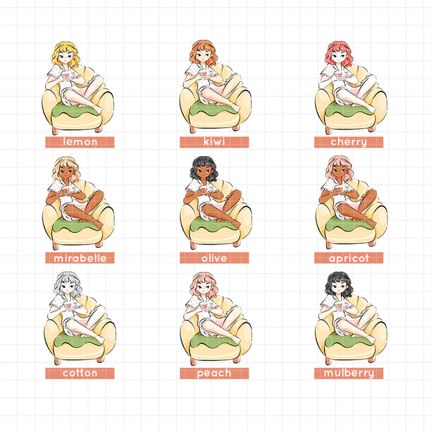 Healthy | The Breakfast Club | Just Dolls Stickers | J487