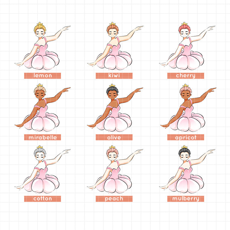 Ballet | Cloud Dancer | Just Dolls Stickers | J477