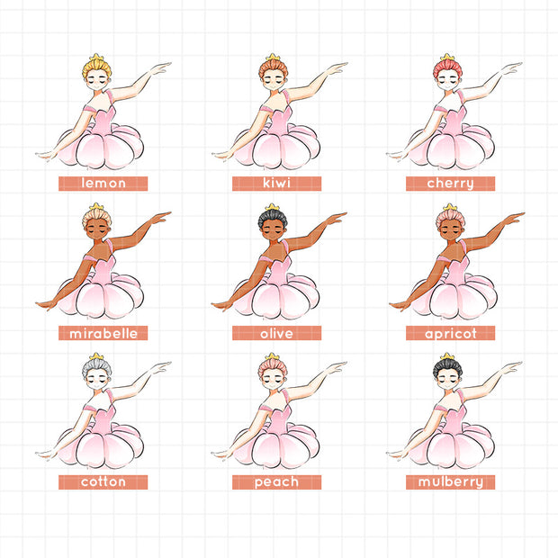 Ballet | Cloud Dancer | Just Dolls Stickers | J477