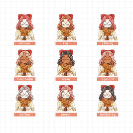Festive | Winter Solstice | Just Dolls Stickers | J440