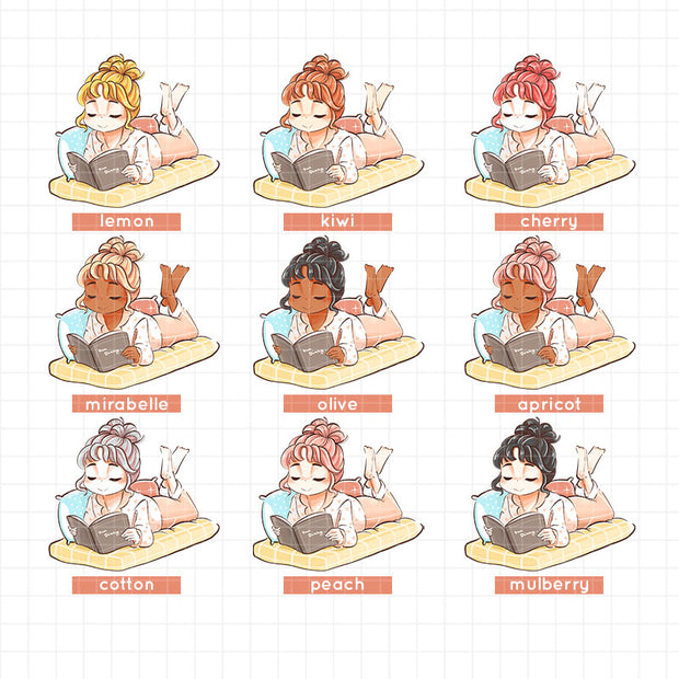 Home | Planner Girl | Hobonichi A6 Daily Sticker Kit - a077