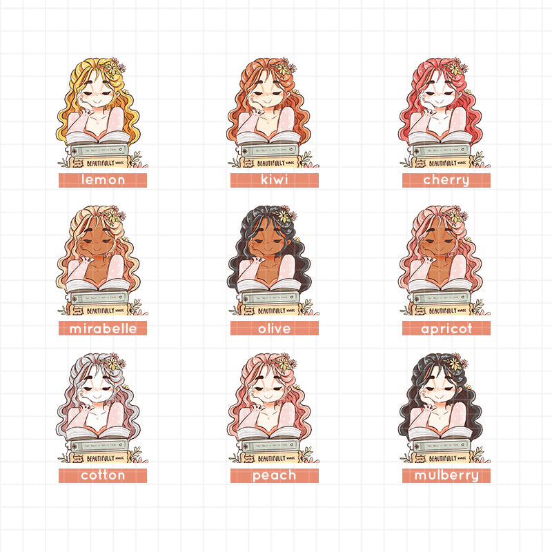 Reclaiming My Radiance and Planner Girl | A5 Kits Sticker Book | CDB006