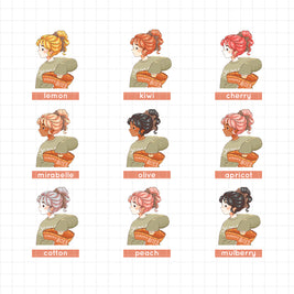 Cozy Harvest | PaperDollzCo | Sticker Book | CB072
