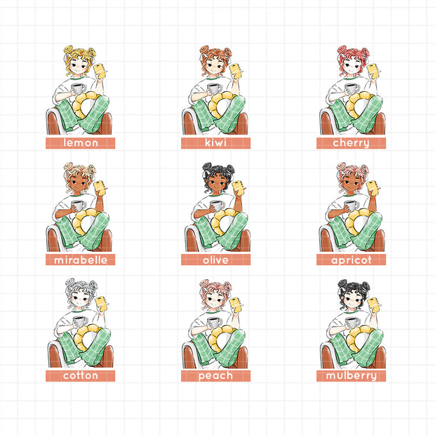 Egg | The Breakfast Club | Just Dolls Stickers | J488