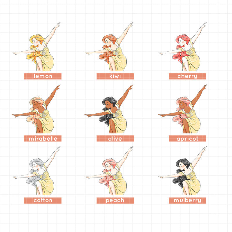 Jazz | Cloud Dancer | Just Dolls Stickers | J479