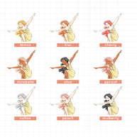 Jazz | Cloud Dancer | Just Dolls Stickers | J479