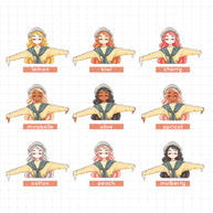 Cozy Harvest | PaperDollzCo | Sticker Book | CB072