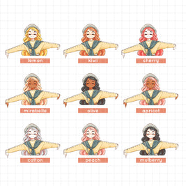 Cozy Harvest | PaperDollzCo | Sticker Book | CB072