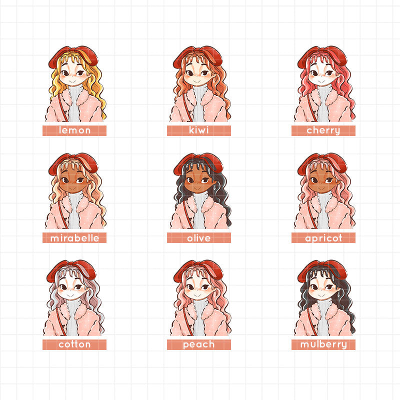 Bow | Winter Solstice | Hobonichi A6 Daily Sticker Kit - a074