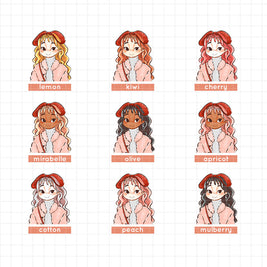 Bow | Winter Solstice | Hobonichi A6 Daily Sticker Kit - a074