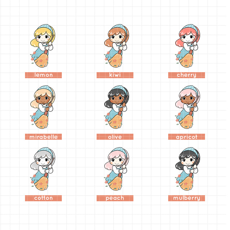 Spring Clean | PaperDollzCo | Activity Stickers | f147