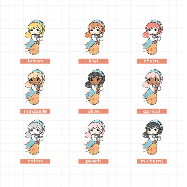 Spring Clean | PaperDollzCo | Activity Stickers | f147