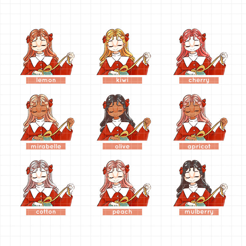 Merry | Winter Solstice | Hobonichi A6 Daily Sticker Kit - a076