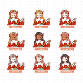 Merry | Winter Solstice | Hobonichi A6 Daily Sticker Kit - a076