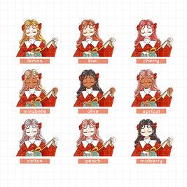 Joy to the Dolly World and Winter Solstice | A5 Kits Sticker Book | CDB008