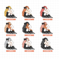 Midnight Muse | PaperDollzCo | Sticker Book | CB074