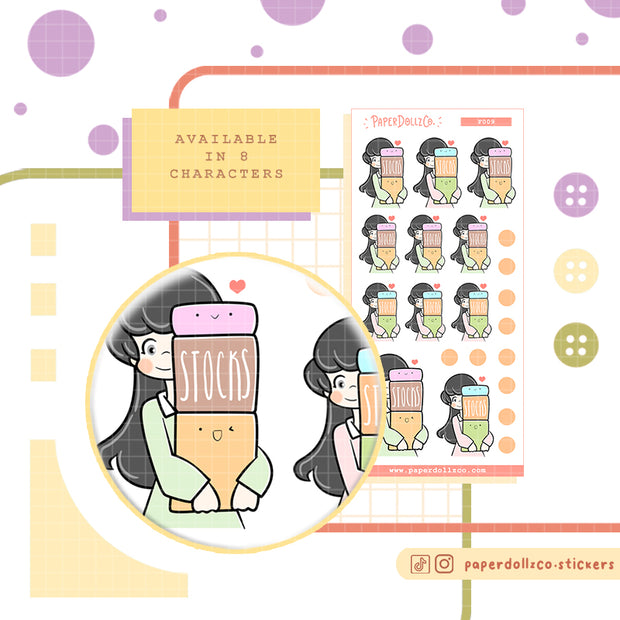 Replenish Stocks | Activity Stickers | f009