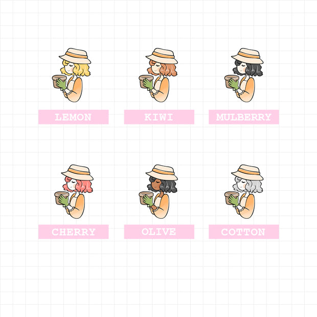Planting | Activity Stickers | f013
